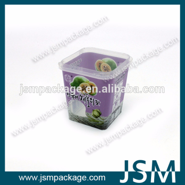 rectangular pyramid plastic transparent container for cranberry