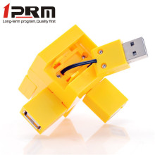 Hot plug & play 4 Port USB Hub supports Windows 7/98/ 98SE/ Vista/ ME/ 2000 / XP/ Mac OS X9.0 and Linux 2.4 later version M-6015