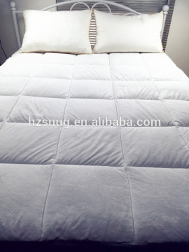Short plush mattress protector