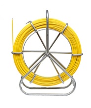 1000FT Wheel Cable Duct Rodder Fibreglass Snake Rod