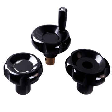 Bakelite corrugated handle clamping knob