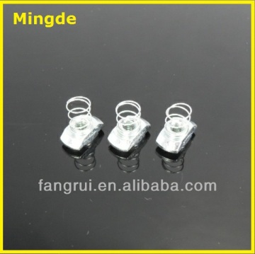 T nuts with spring, T nuts with spring for aluminum profile, T nuts with spring for slot 8 profile
