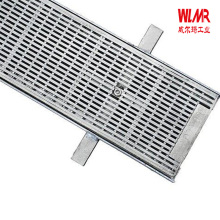 Durable steel water drain oil pan grille