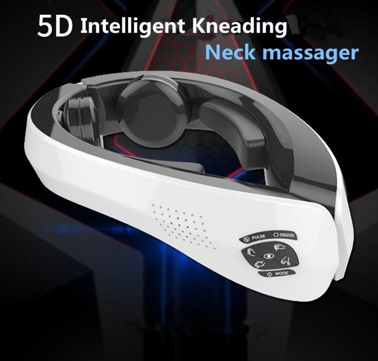 New design intelligent 5D neck massager low frequency cervical spine massager