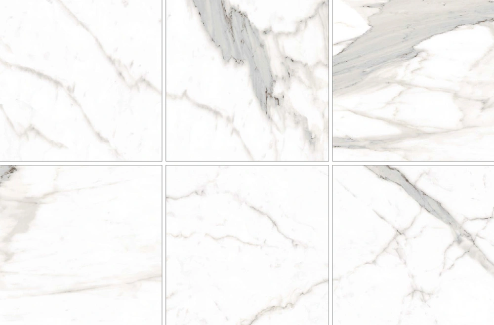 Big Size Matt Polished Surface Carrara White Porcelain Tile