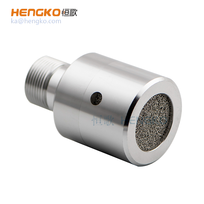 RHOS sintered porous metal SS Stainless Steel gas sensor housing for a Broad Range of Monitoring Applications