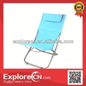 Foldable reclining colored arm chair