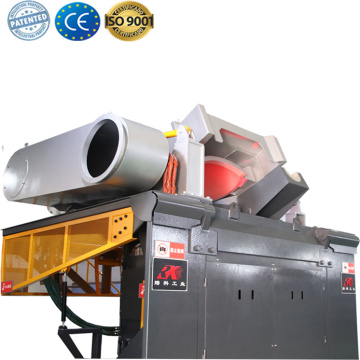 Induction melting furnace for silver smelting