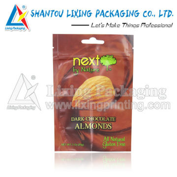 Snacks food plastic packaging bag