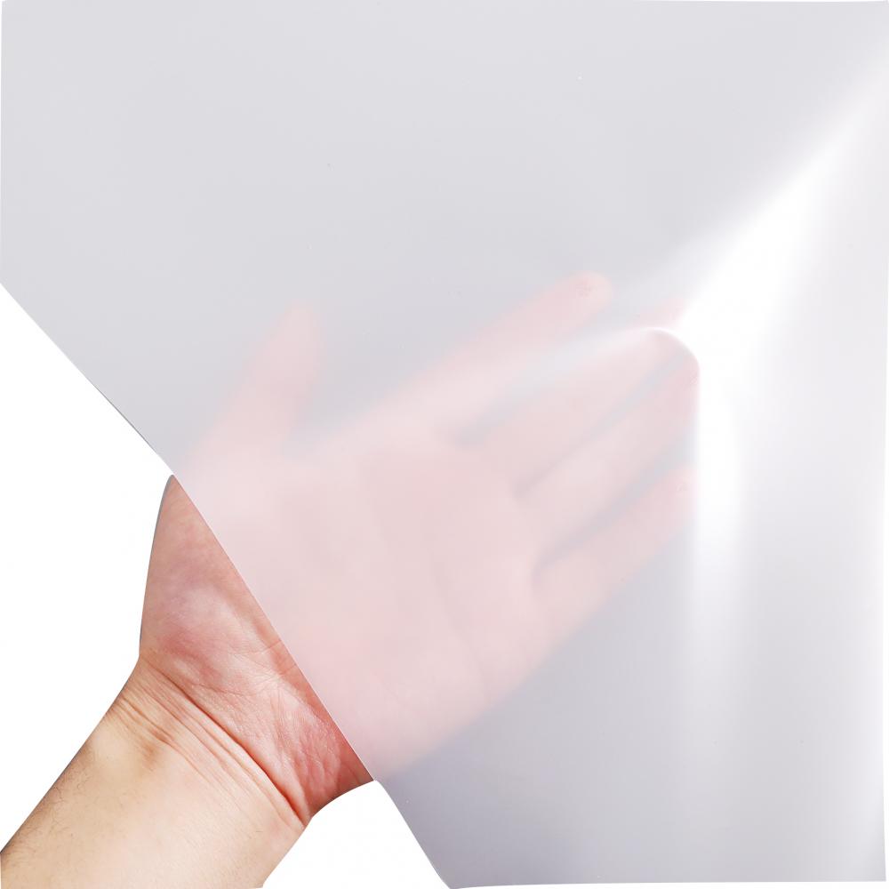 matte white pet film 125 micron