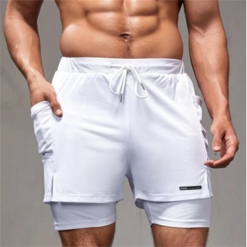 Дизайн двойного слоя мужские шорты оптом