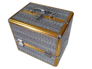 Aluminum new products case style pvc cosmetic case