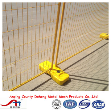 Australia temporary fence, welded wire mesh fence, plastic feet