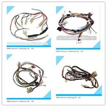 Custom electrical wiring cable assembly for home appliance