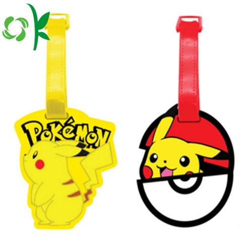 PVC Cartoon Tags voor Bagage Aangepaste Naamkaart