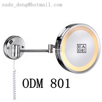 Wall Mounted Metal Cosmetic Mirror Illuminated