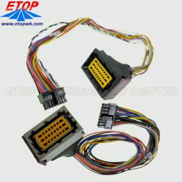 ECU 24 pin car waterproof cable assembly