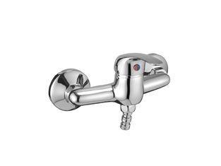 Eco-friendly Wall Mounted Chrome Shower Mixer Taps  / Showe