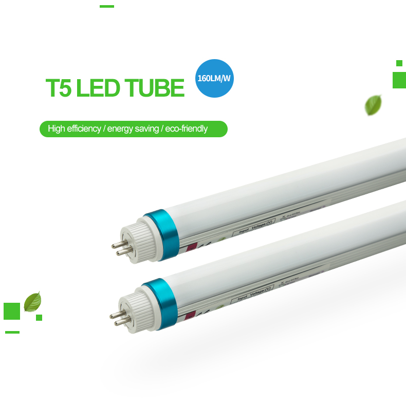 High Quality G5 T5 Led Tube Lamp 1200mm 20W 120lm/w T5 led tube with 5 years warranty