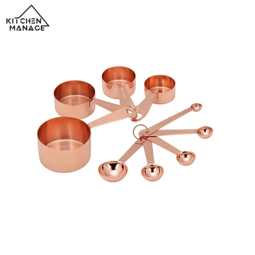 Juego de cucharas medidoras de taza medidora de metal