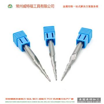 wtftools solid carbide taper end milling cutter for steel