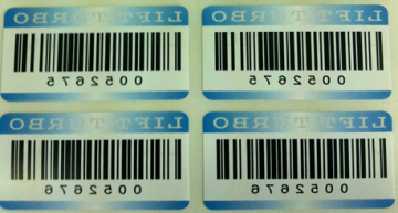 Custom private brand label & barcode brand label sticker, brand label