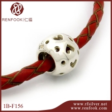 Renfook silver jewelry 925 sterling silver craft bead
