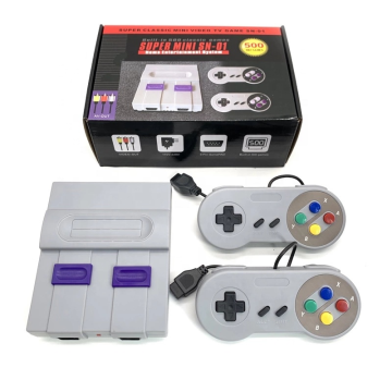 8 Bit 500 Games Dual Gamepad Retro Video Game Console