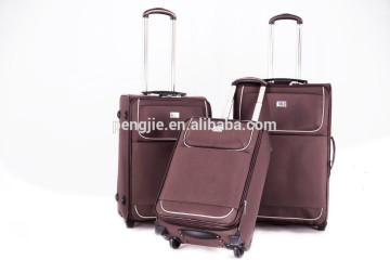 3pcs Soft Eva Trolley Suitcase with two wheels