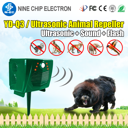 Motion activated bird rodent repeller dog cat repeller wild animals repellent