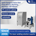 Split Flange Dot Peen Rotary Marking Machine