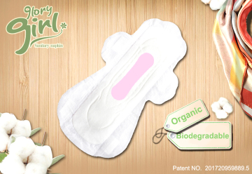 Feminine comfort bio sanitary pads for women