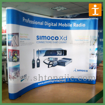 Exhibition Straight /Curve PVC Magnet Dipslay Pop up Banner