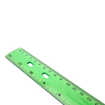 30cm/12inch Plastic Measuring Ruler with Metric and Imperial Scales