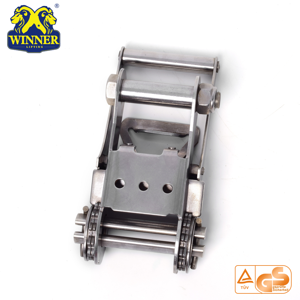 3" Heavy Duty Steel Ratchet Buckle For 10000KG