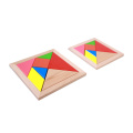 EASTOMMY Toys Jeu de Puzzle Tangram coloré