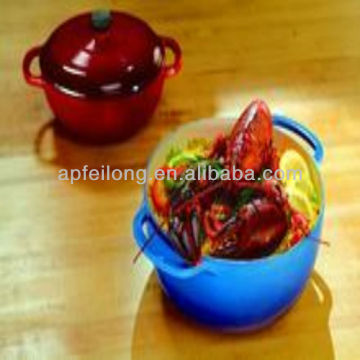 sell high quality cast iron enamel casseroles/pot