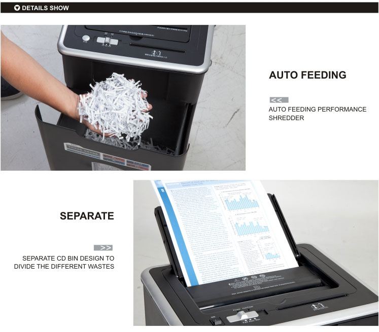 Comix,Auto feeding & quiet performance paper shredder machine Office using