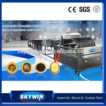 Biscuit Application Chocolate Nuts Filling Machine Cookies Egg Tart Machine