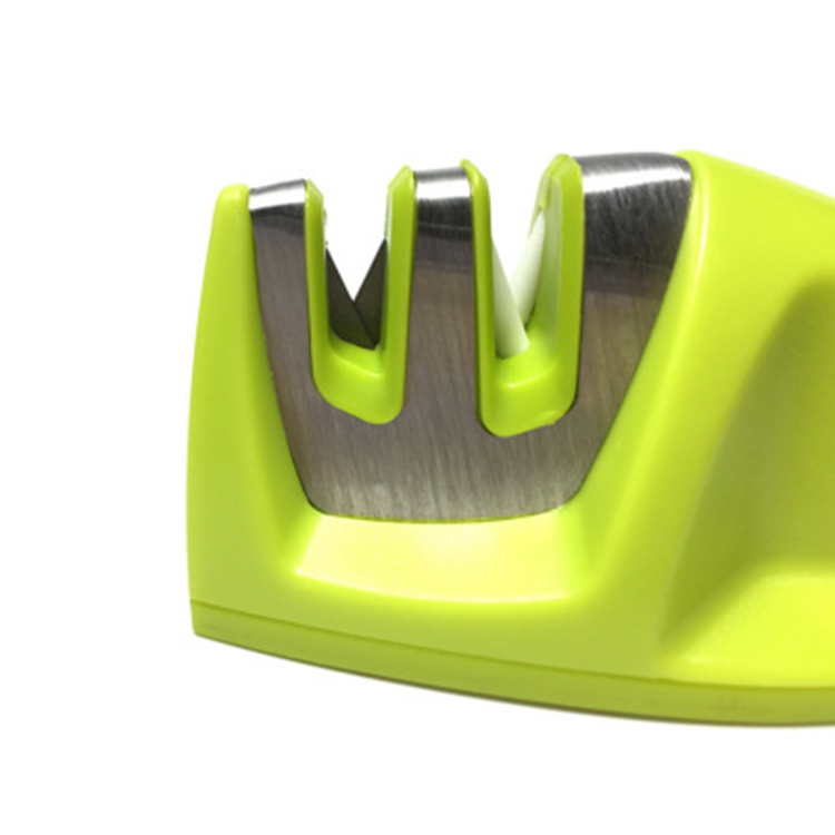 Durable Kitchen Knife Sharpener - 2 Stage Knife Sharpening Professional Manual sharpener