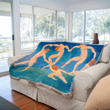 Matisse Dance Woven Jacquard Tapestry Blanket