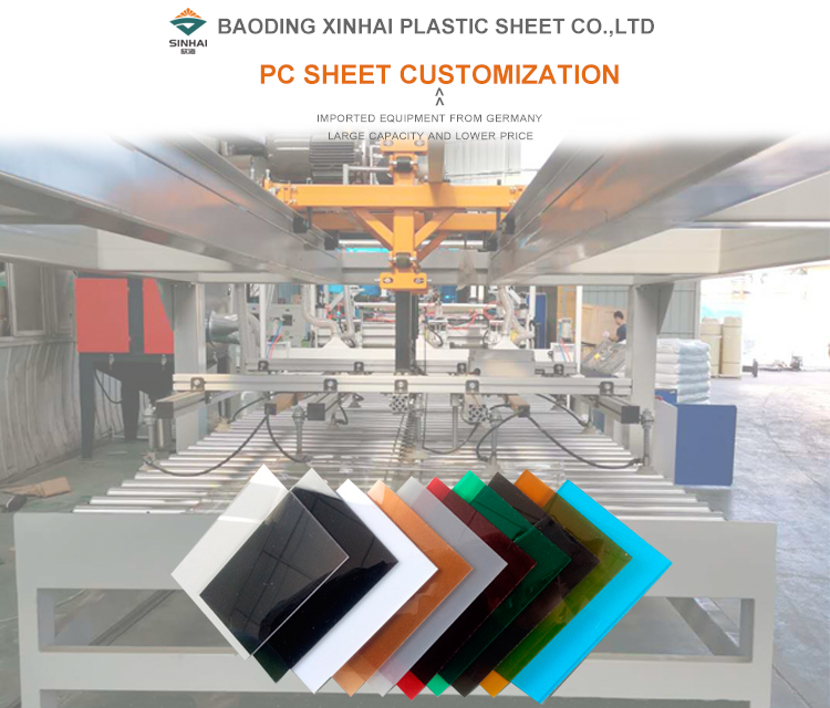 Lexan solid 10mm 16mm 18mm polycarbonate sheet