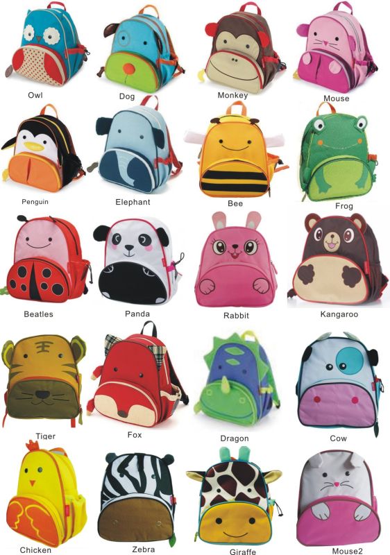 School Backpack, Lovely Animal School Bag, Kids Bag (kids01)