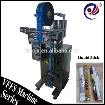 Vffs bagging machine for liquid stick pack