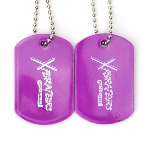 Customized Brass Necklaces Branded Titanium Dog Tag