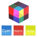 สุดยอดของเล่นตลก CMY Acrylic Color Cube 50mm