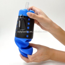 space saving silicone water bottle