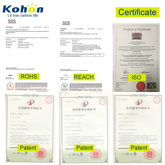 common cathode custom 7 segment 4 digit white led clock display for digital clocks