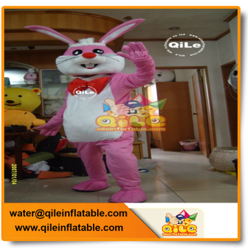 pink rabbit costume adult easter decorative mascot costume rabbit clothes