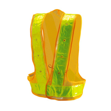 Road LED PVC Reflex Warning Vest